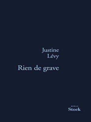 cover image of Rien de grave